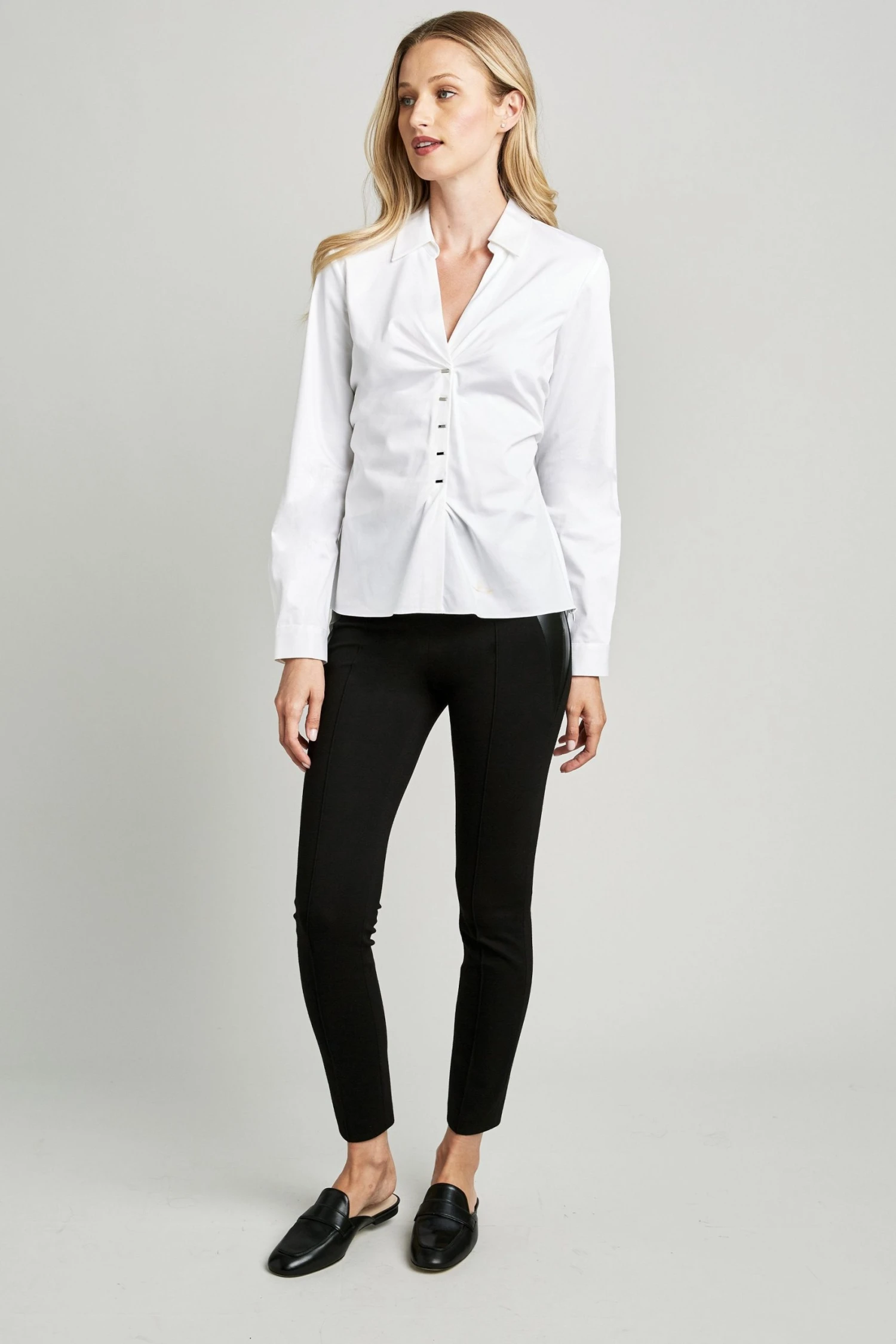 Elie Tahari Vichi Long Sleeve Shirt 6 Elie Tahari Vichi Long Sleeve Shirt