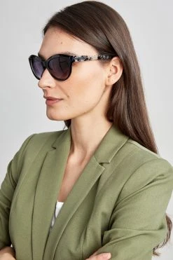 Elie Tahari Sunglasses Polarized Cat Eye