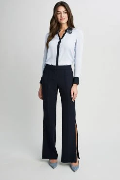 Elie Tahari Side Slit Pant Pants