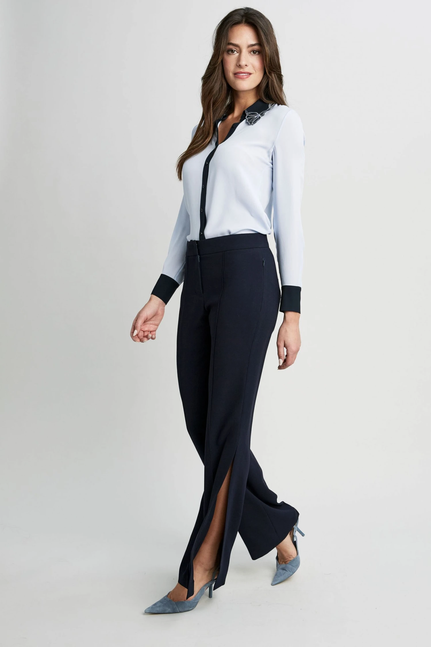 Elie Tahari Side Slit Pant Pants 5 Elie Tahari Side Slit Pant Pants