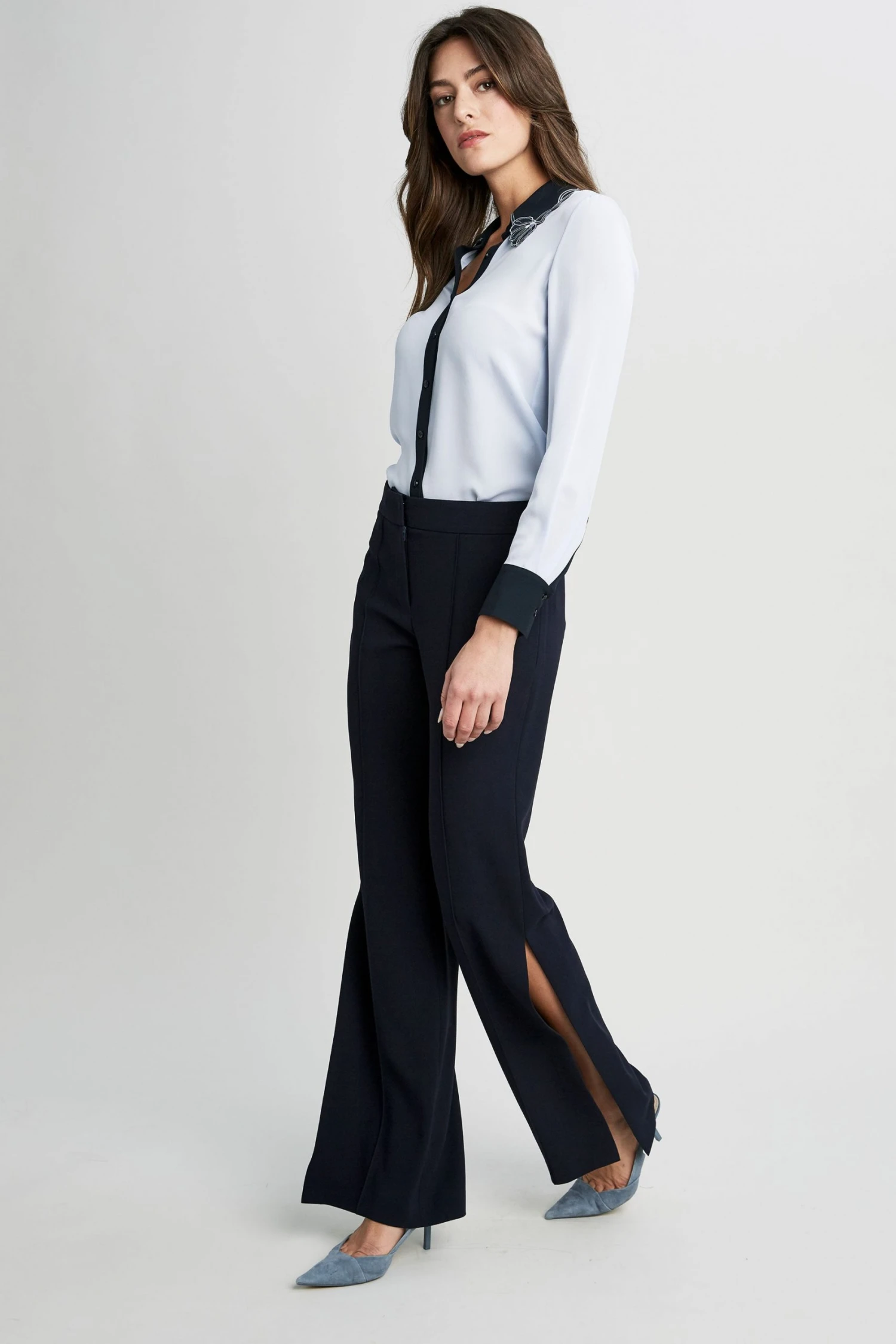 Elie Tahari Side Slit Pant Pants 7 Elie Tahari Side Slit Pant Pants