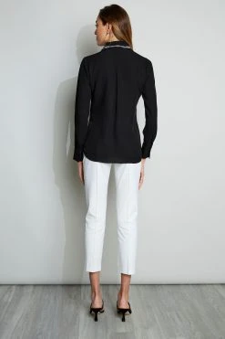 Elie Tahari Tops Embroidered Collar Shirt 11 Elie Tahari Tops Embroidered Collar Shirt