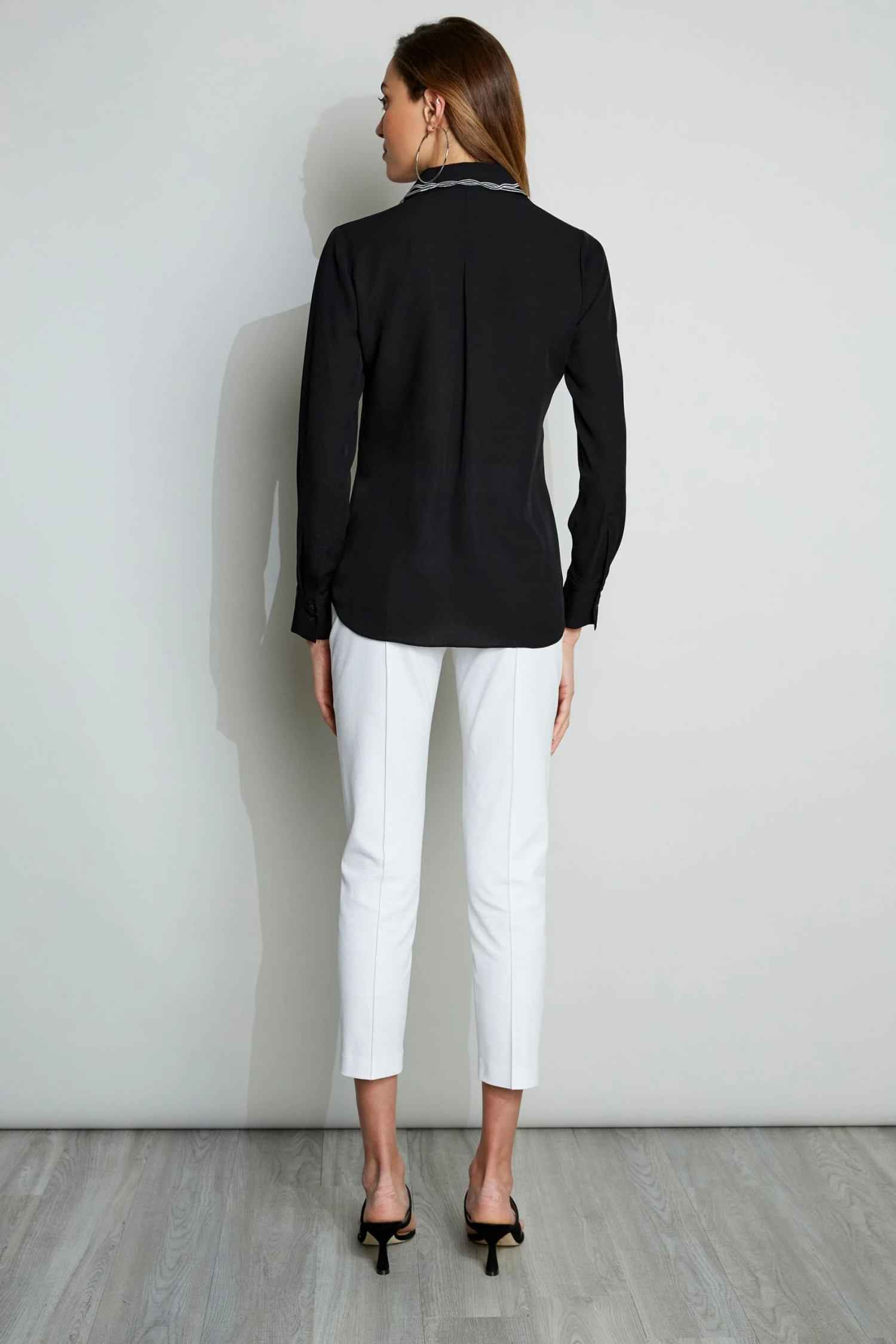 Elie Tahari Tops Embroidered Collar Shirt 7 Elie Tahari Tops Embroidered Collar Shirt