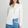 Elie Tahari Embroidered Collar Shirt 2 Elie Tahari Embroidered Collar Shirt