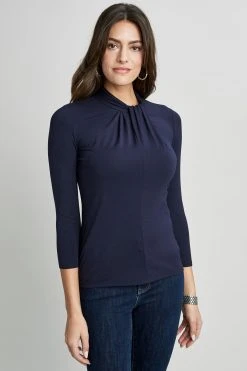Elie Tahari 3/4 Twisted Knit