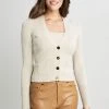 Elie Tahari Sweaters Ribbed Cardigan