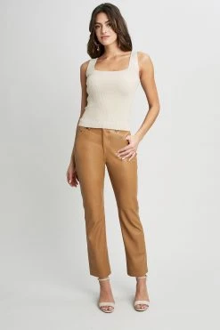 Elie Tahari Sweaters Rib Detail Sweater Tank