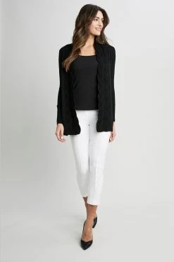 Elie Tahari Cable Cardigan Sweaters