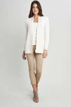 Elie Tahari Cable Cardigan Sweaters
