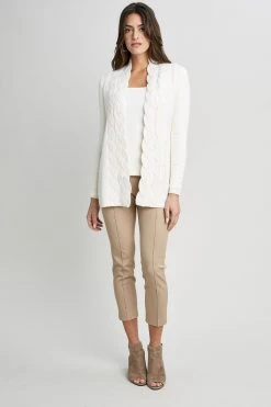 Elie Tahari Cable Cardigan Sweaters
