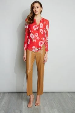 Elie Tahari Tops Primrose Chiffon Shirt