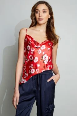 Elie Tahari Silk Primrose Cami Tops