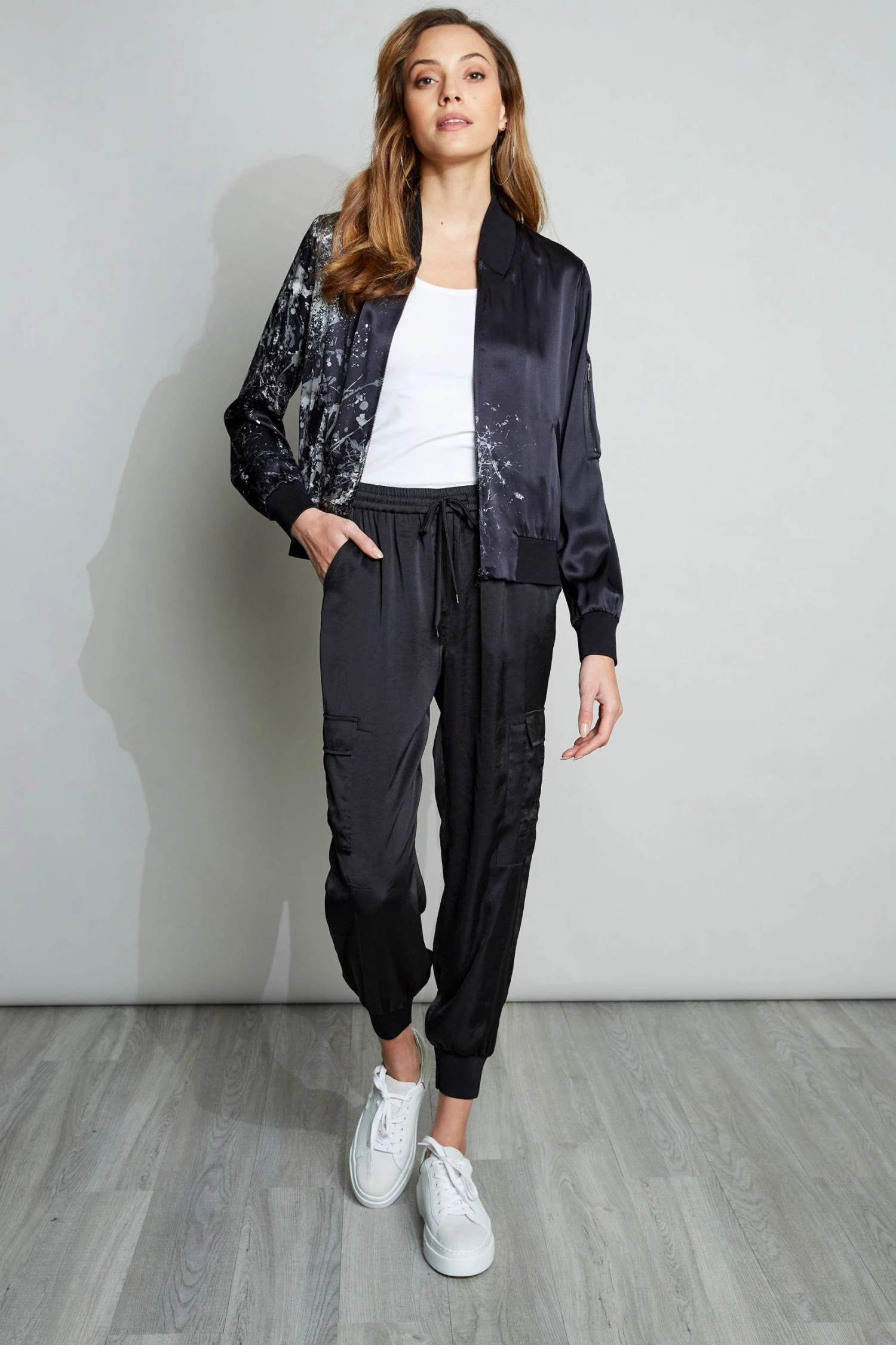 Elie Tahari Jackets & Blazers Silk Galaxy Jacket 3 Elie Tahari Jackets & Blazers Silk Galaxy Jacket