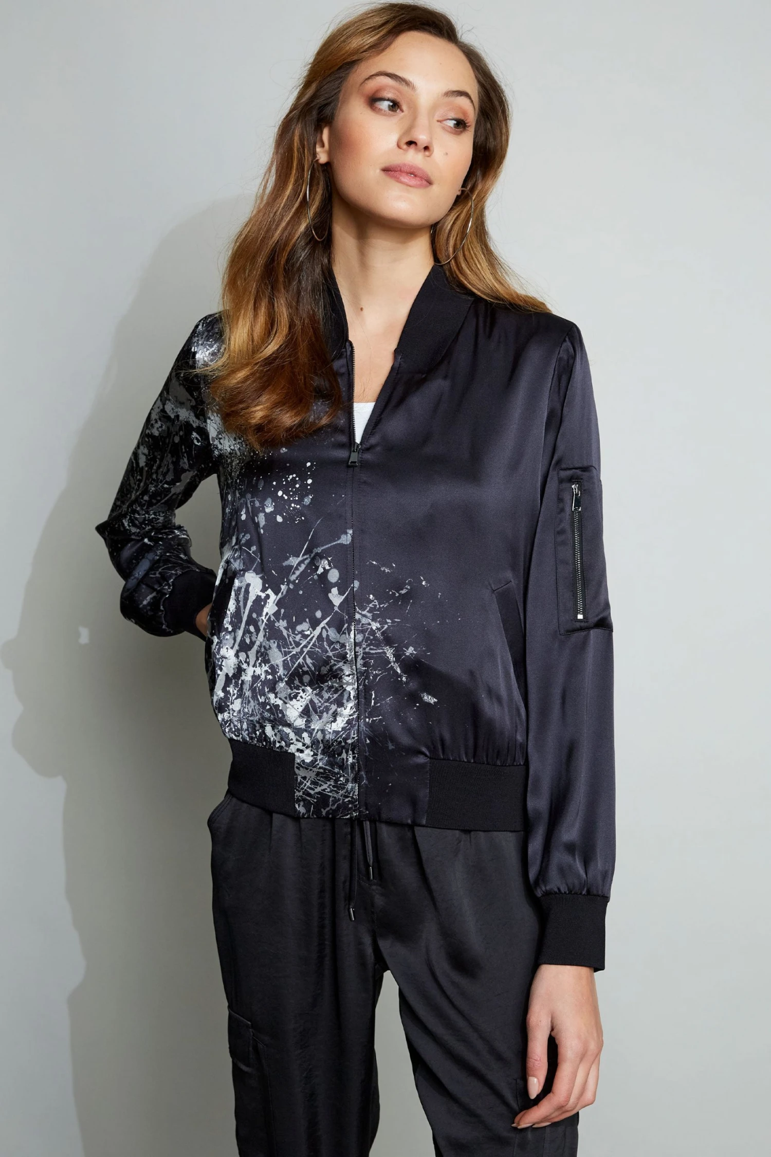 Elie Tahari Jackets & Blazers Silk Galaxy Jacket 7 Elie Tahari Jackets & Blazers Silk Galaxy Jacket