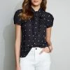 Elie Tahari Tops Dot Ruffle Shirt 1 Elie Tahari Tops Dot Ruffle Shirt