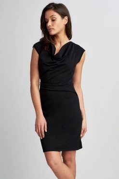 Elie Tahari Cowl Ruched Dress Dresses & Jumpsuits