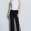Elie Tahari Side Slit Pant Pants 2 Elie Tahari Side Slit Pant Pants