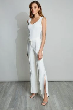 Elie Tahari Side Slit Pant Pants