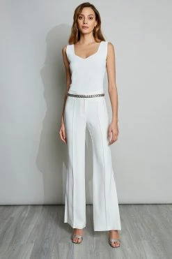 Elie Tahari Side Slit Pant Pants