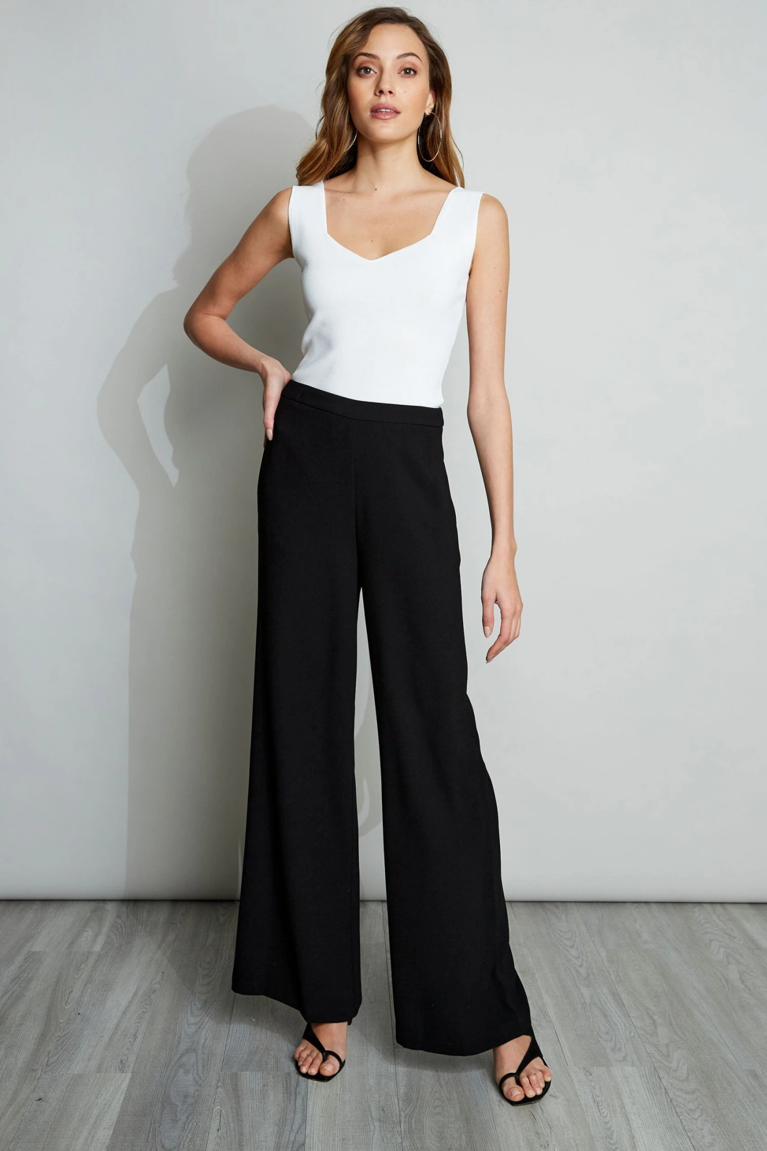 Elie Tahari Wide Leg Crepe Pant 3 Elie Tahari Wide Leg Crepe Pant