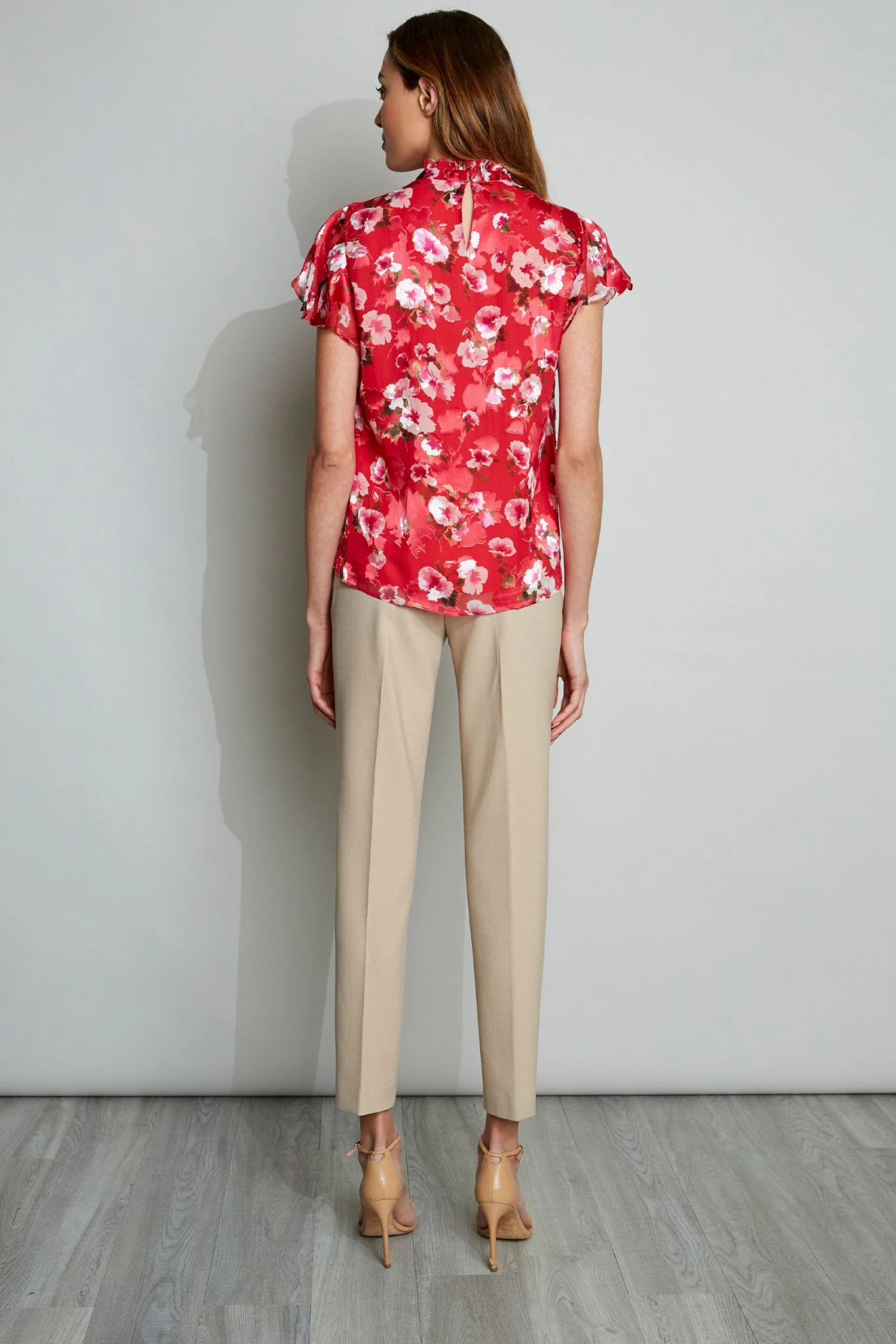 Elie Tahari Primrose Flutter Shirt Tops 5 Elie Tahari Primrose Flutter Shirt Tops