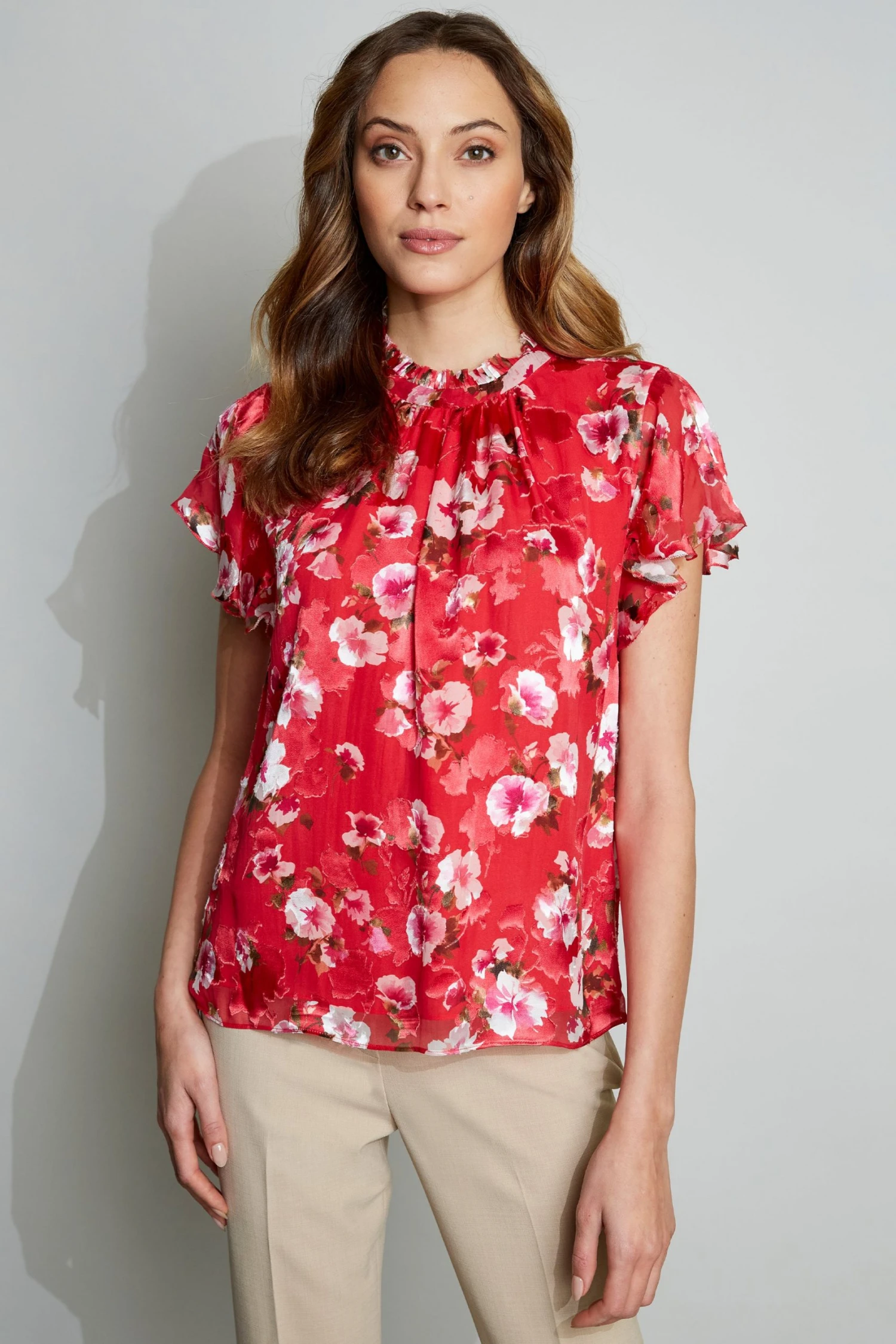 Elie Tahari Primrose Flutter Shirt Tops 3 Elie Tahari Primrose Flutter Shirt Tops
