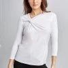 Elie Tahari Asymmetrical 3/4 Twist Knit Knits 1 Elie Tahari Asymmetrical 3/4 Twist Knit Knits