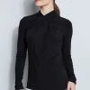 Elie Tahari Long Sleeve Twist Knit 1 Elie Tahari Long Sleeve Twist Knit