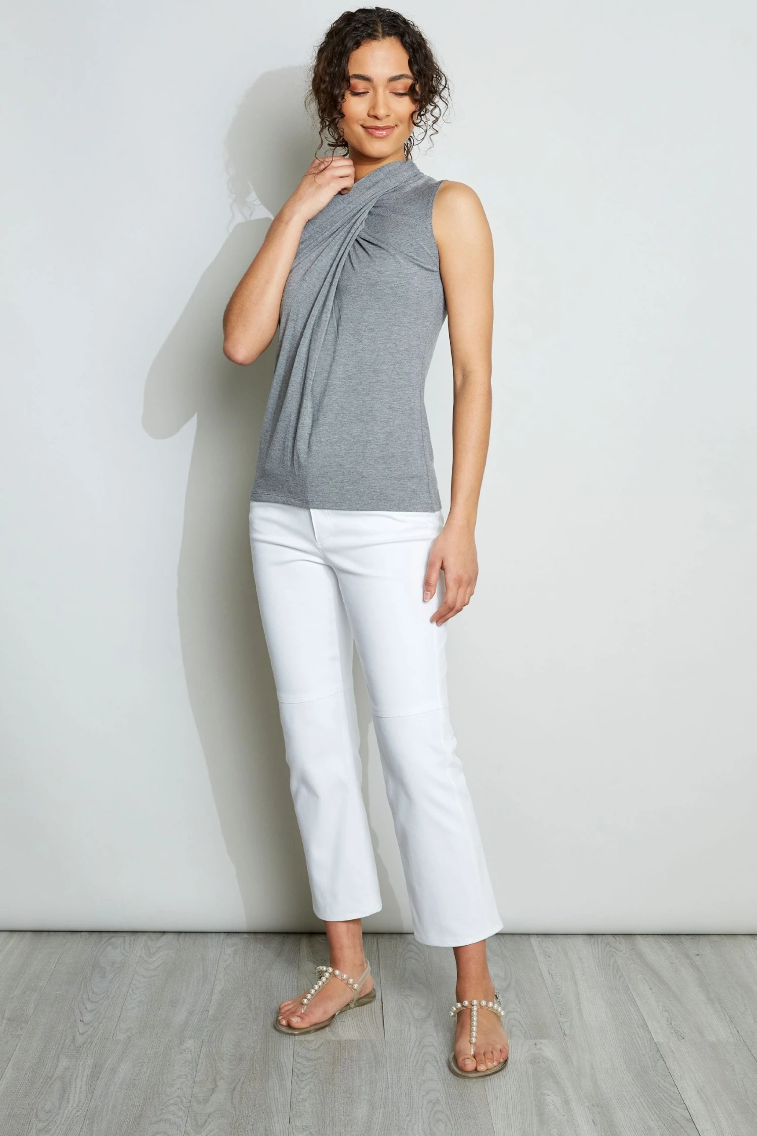 Elie Tahari Sleeveless Mock Twist Knit 4 Elie Tahari Sleeveless Mock Twist Knit