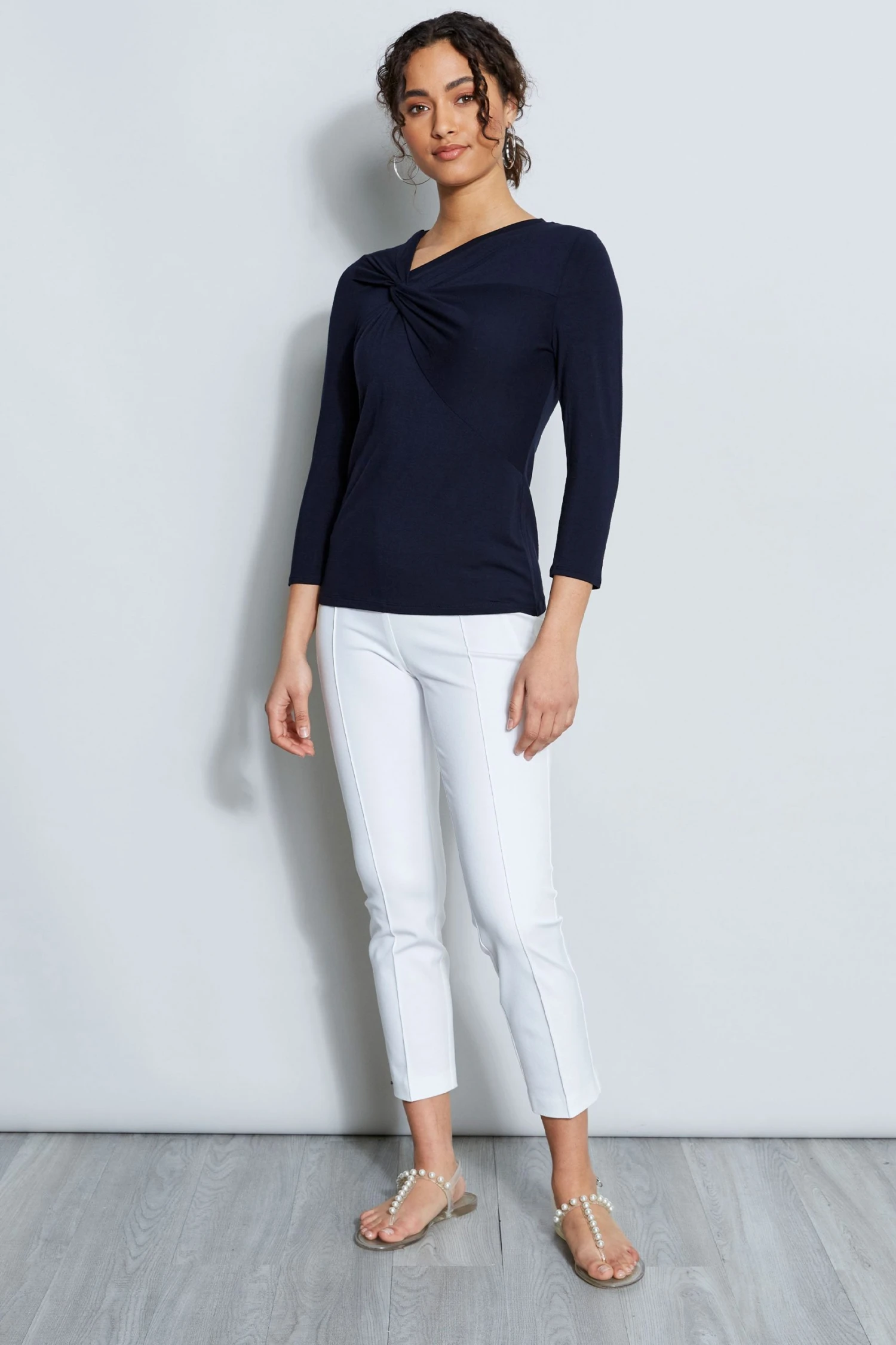 Elie Tahari Asymmetrical Twist Knot Knit Knits 4 Elie Tahari Asymmetrical Twist Knot Knit Knits