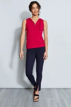 Elie Tahari Knits Sleeveless Hoodie 7 Elie Tahari Knits Sleeveless Hoodie