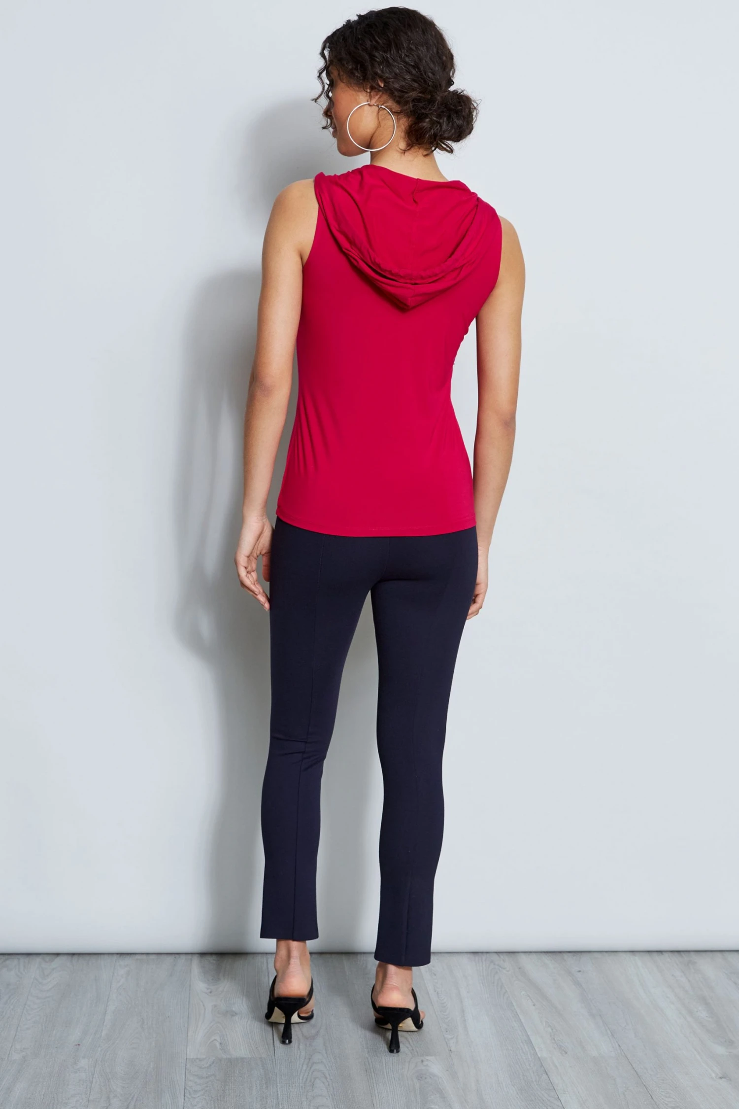 Elie Tahari Knits Sleeveless Hoodie 6 Elie Tahari Knits Sleeveless Hoodie