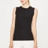 Elie Tahari Knits Camila Pima Cotton Ribbed Knit