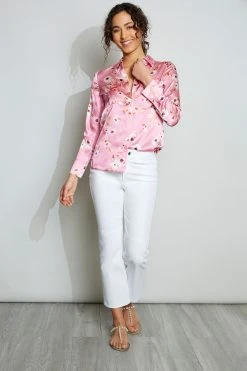 Elie Tahari Tops Field Floral Shirt