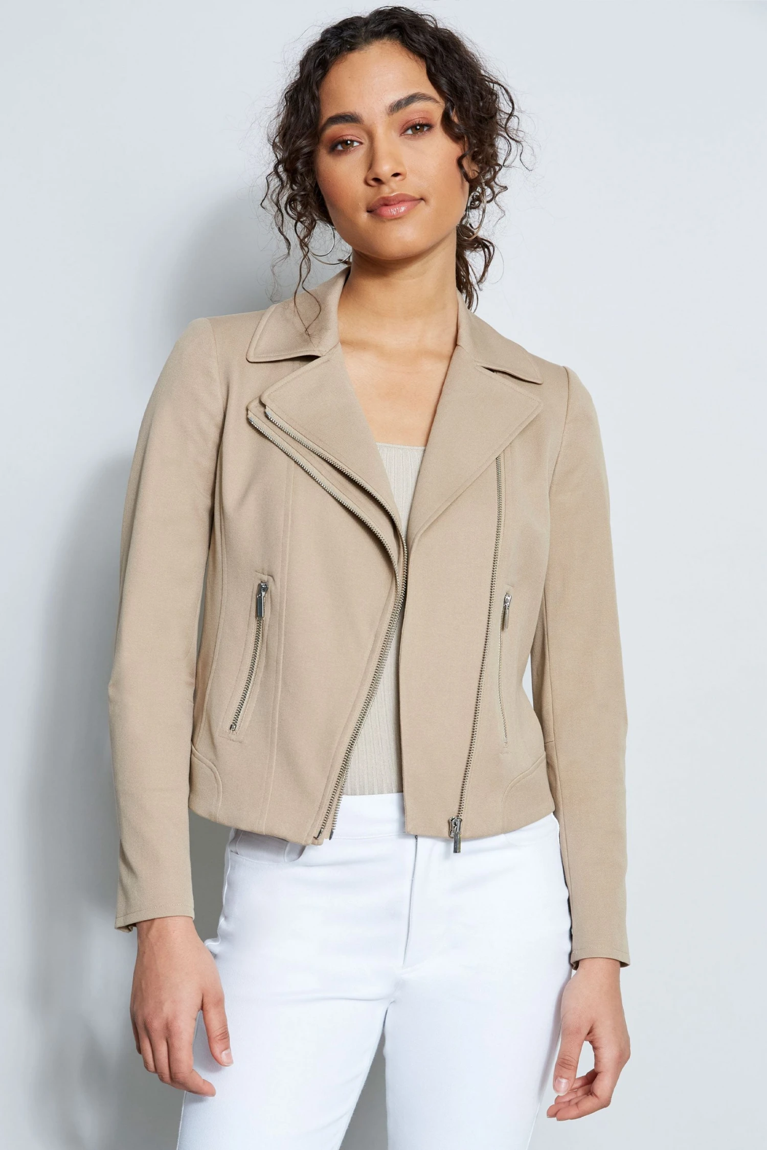 Elie Tahari Stretch Moto Jacket 3 Elie Tahari Stretch Moto Jacket