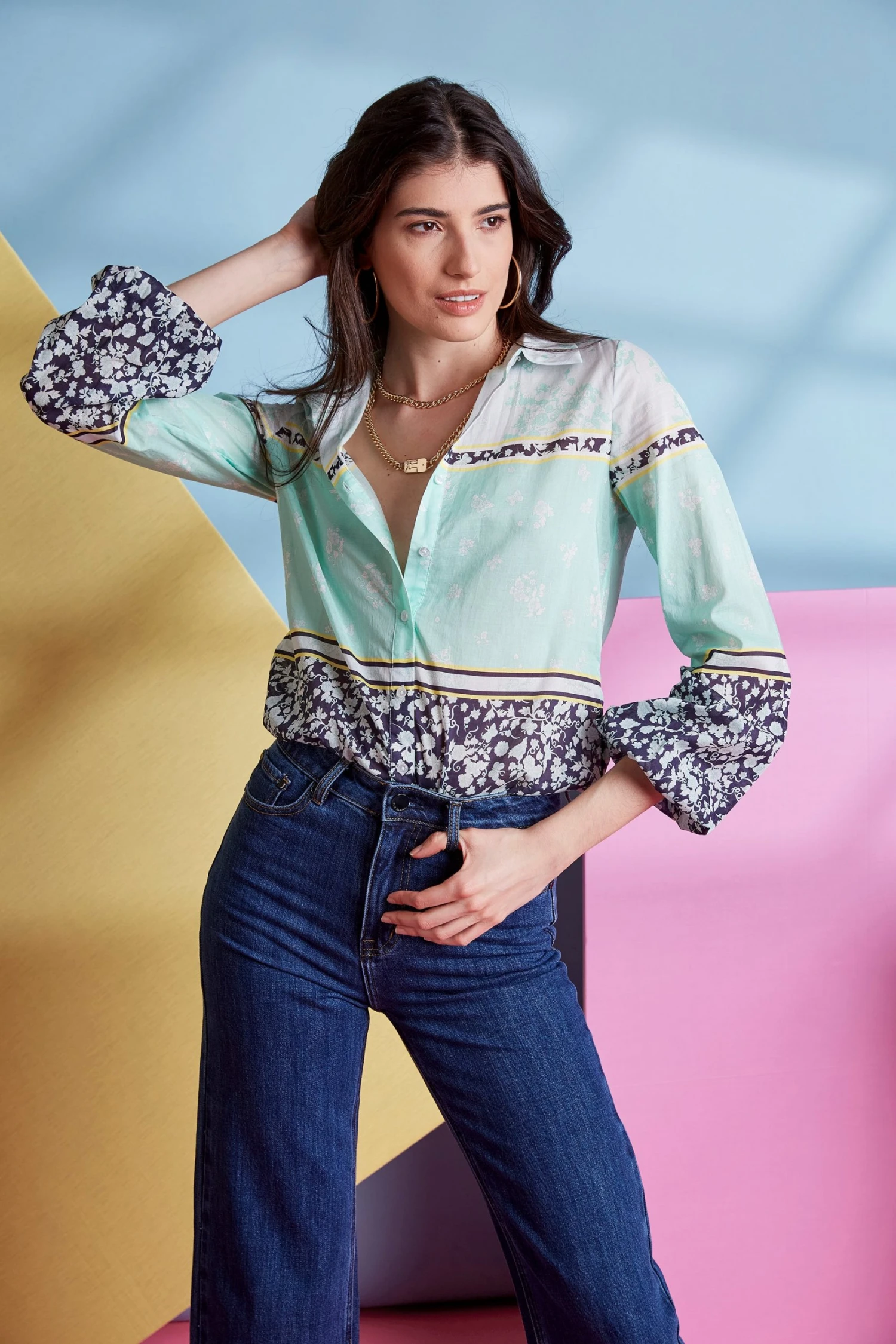 Elie Tahari English Garden Cotton Shirt 5 Elie Tahari English Garden Cotton Shirt