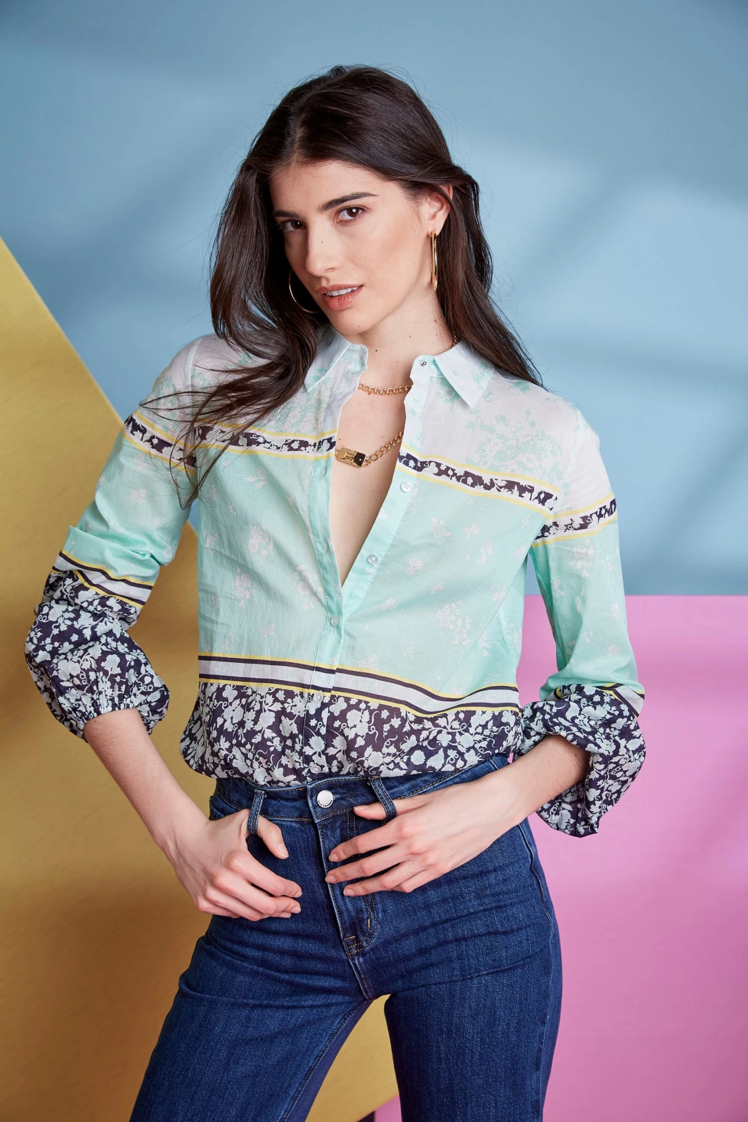 Elie Tahari English Garden Cotton Shirt 4 Elie Tahari English Garden Cotton Shirt