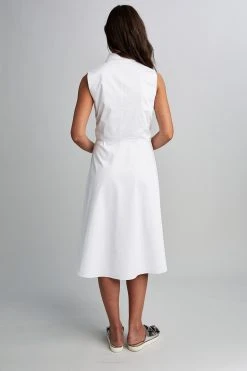 Elie Tahari Poplin Sleeveless Tie Dress Dresses & Jumpsuits 12 Elie Tahari Poplin Sleeveless Tie Dress Dresses & Jumpsuits
