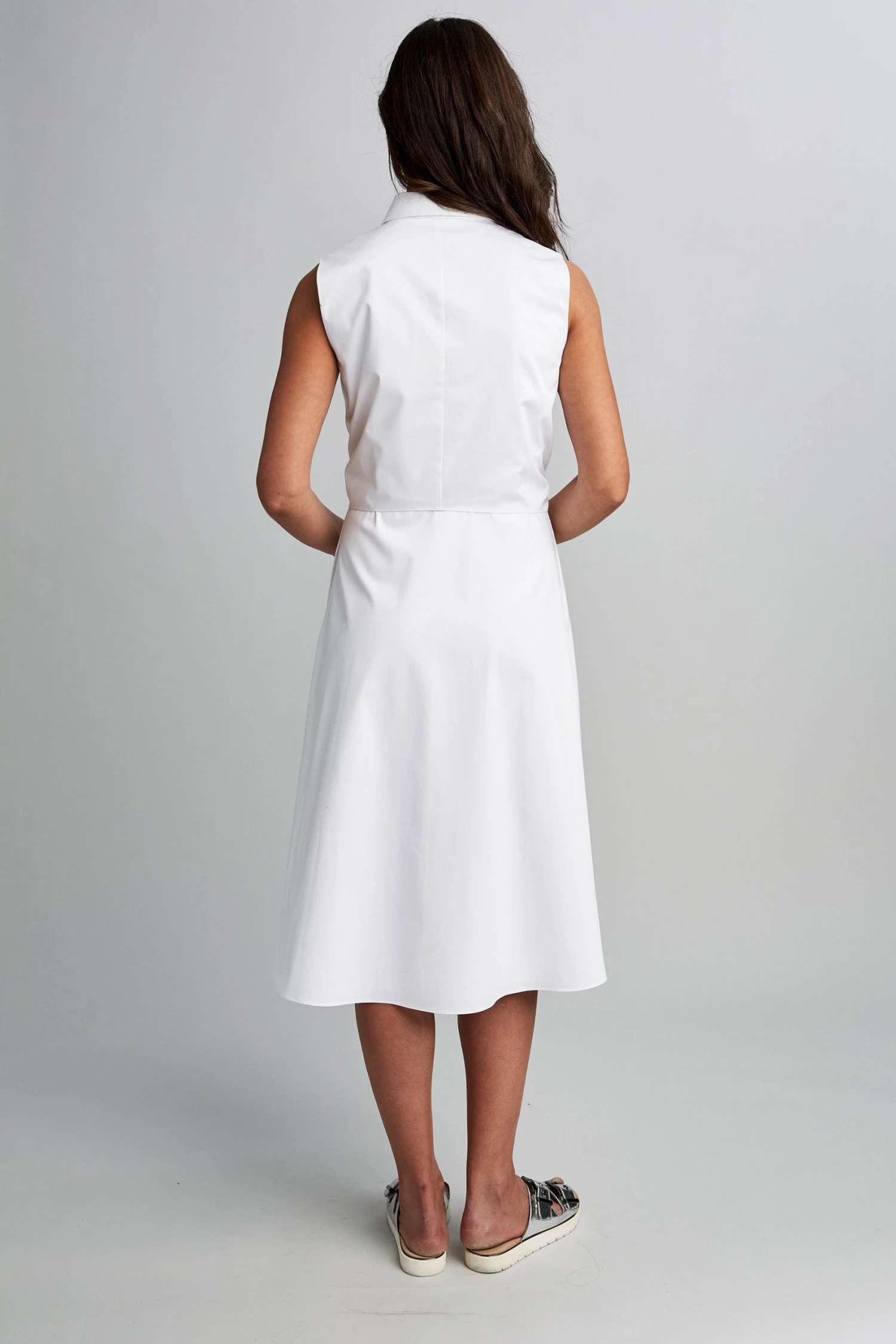 Elie Tahari Poplin Sleeveless Tie Dress Dresses & Jumpsuits 7 Elie Tahari Poplin Sleeveless Tie Dress Dresses & Jumpsuits