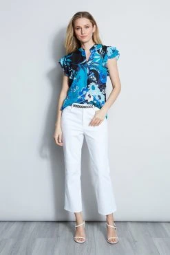 Elie Tahari Nouveau Flutter Shirt