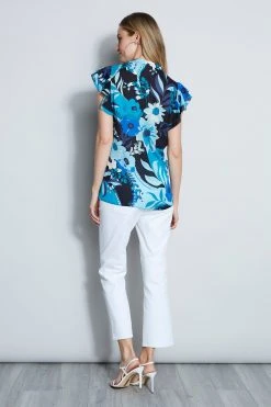 Elie Tahari Nouveau Flutter Shirt