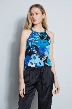 Elie Tahari Nouveau Halter Shirt