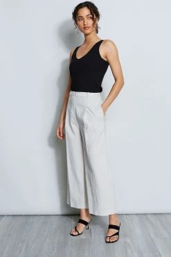 Elie Tahari Faye Wide-Leg Pant