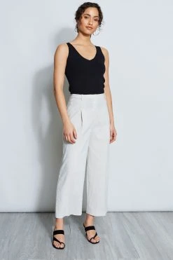 Elie Tahari Faye Wide-Leg Pant