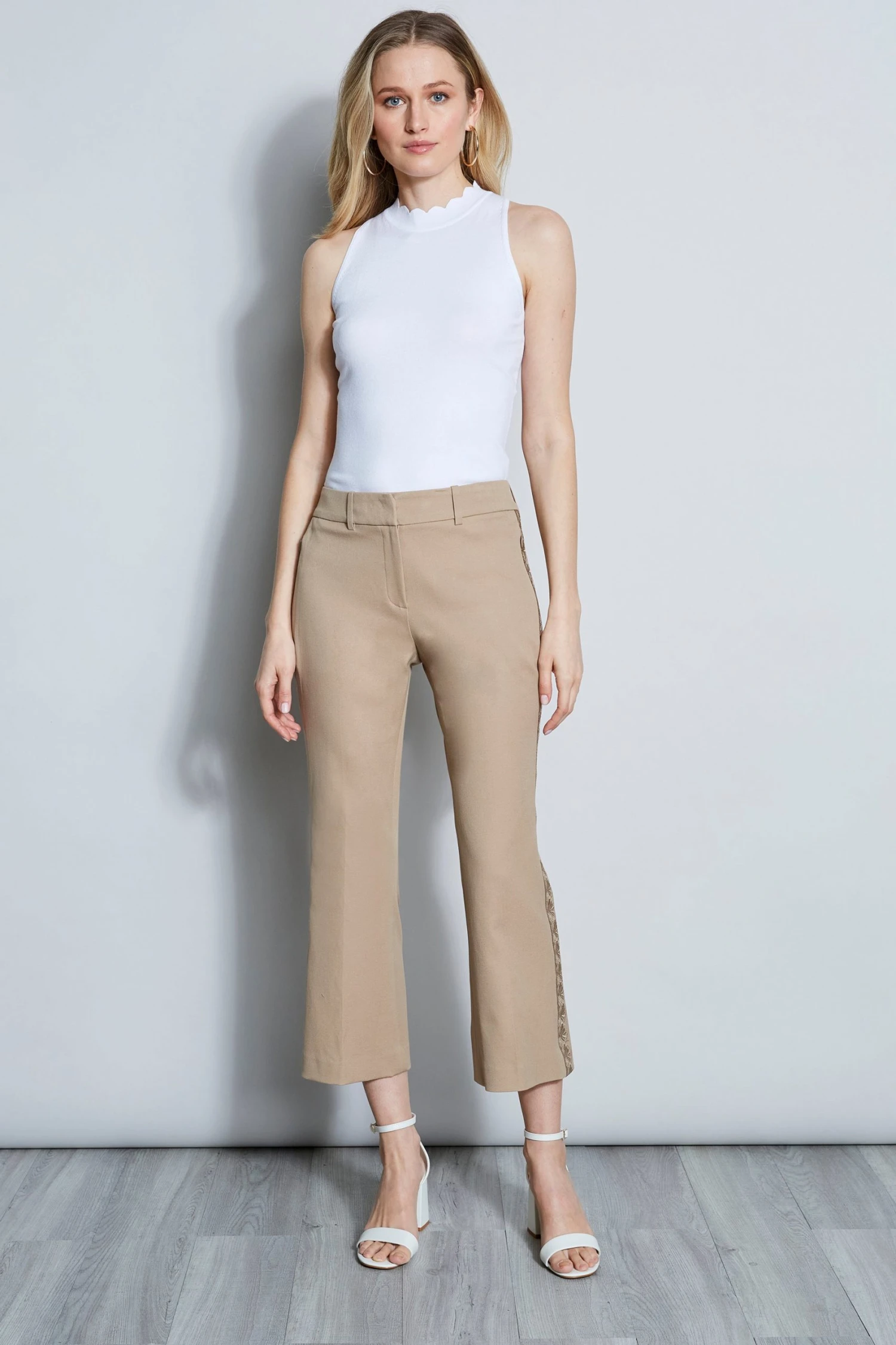 Elie Tahari Embroidered Cropped Pant It's All In The Details 4 Elie Tahari Embroidered Cropped Pant It's All In The Details