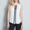 Elie Tahari Tops Lace Detail Shirt
