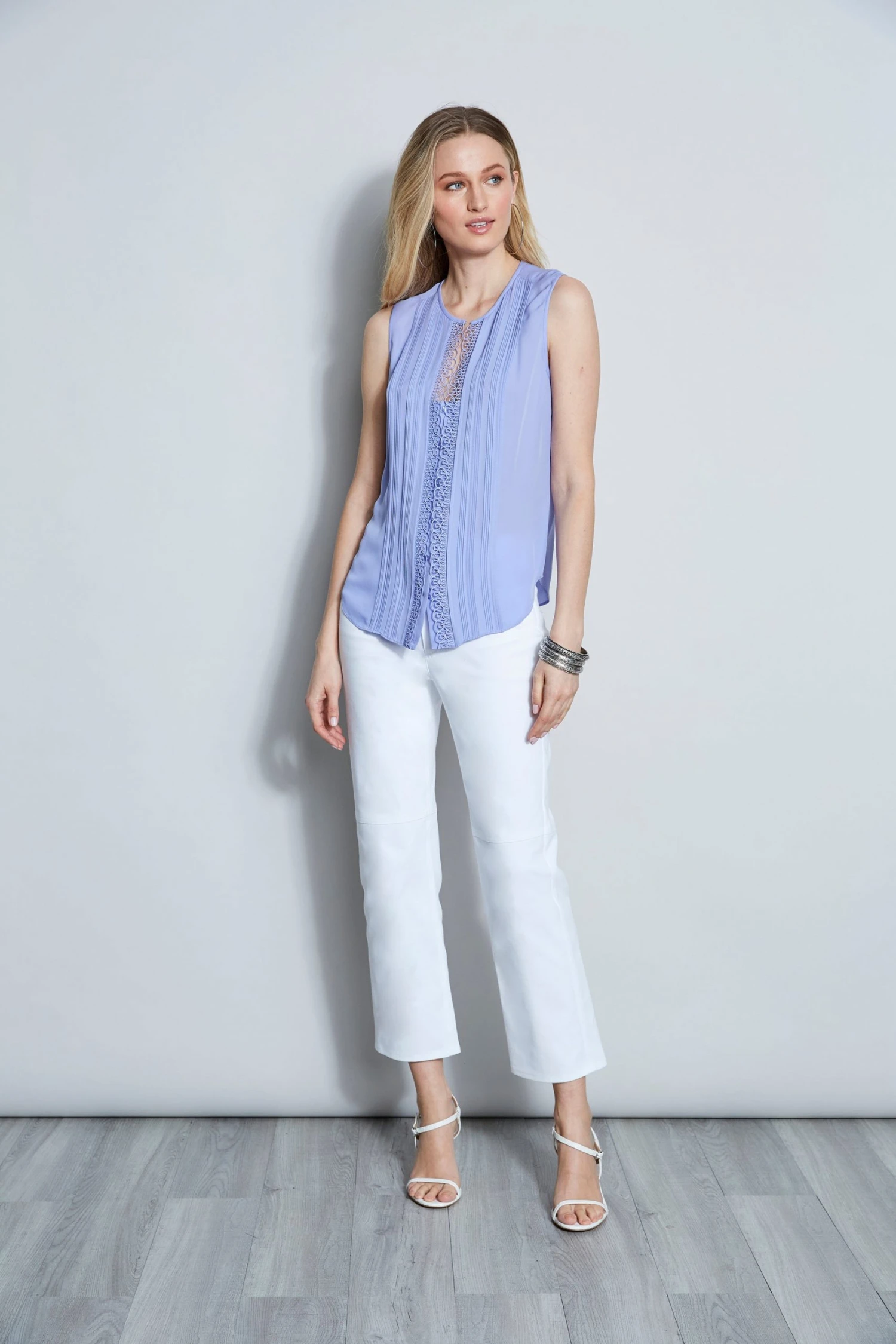 Elie Tahari Lace Detail Shirt 4 Elie Tahari Lace Detail Shirt