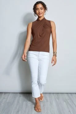 Elie Tahari New Perspectives Sleeveless Twist Knit