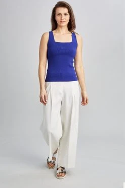 Elie Tahari Square Neck Sweater