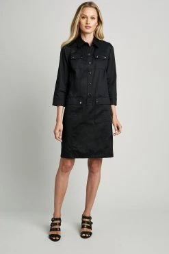 Elie Tahari Safari Shirt Dress